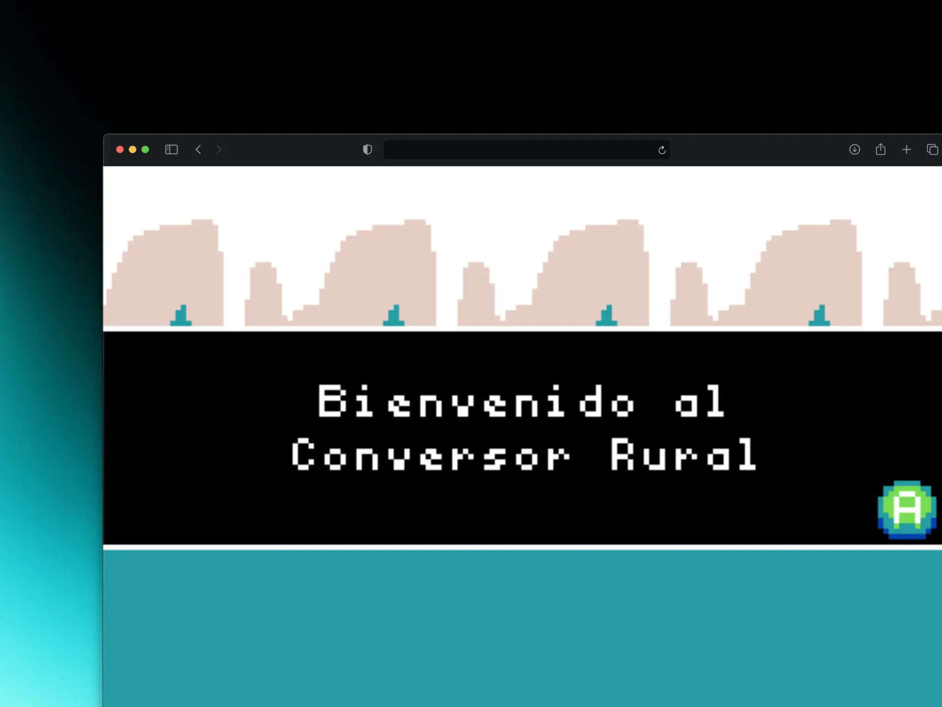 Captura de pantalla del proyecto Conversor Rural