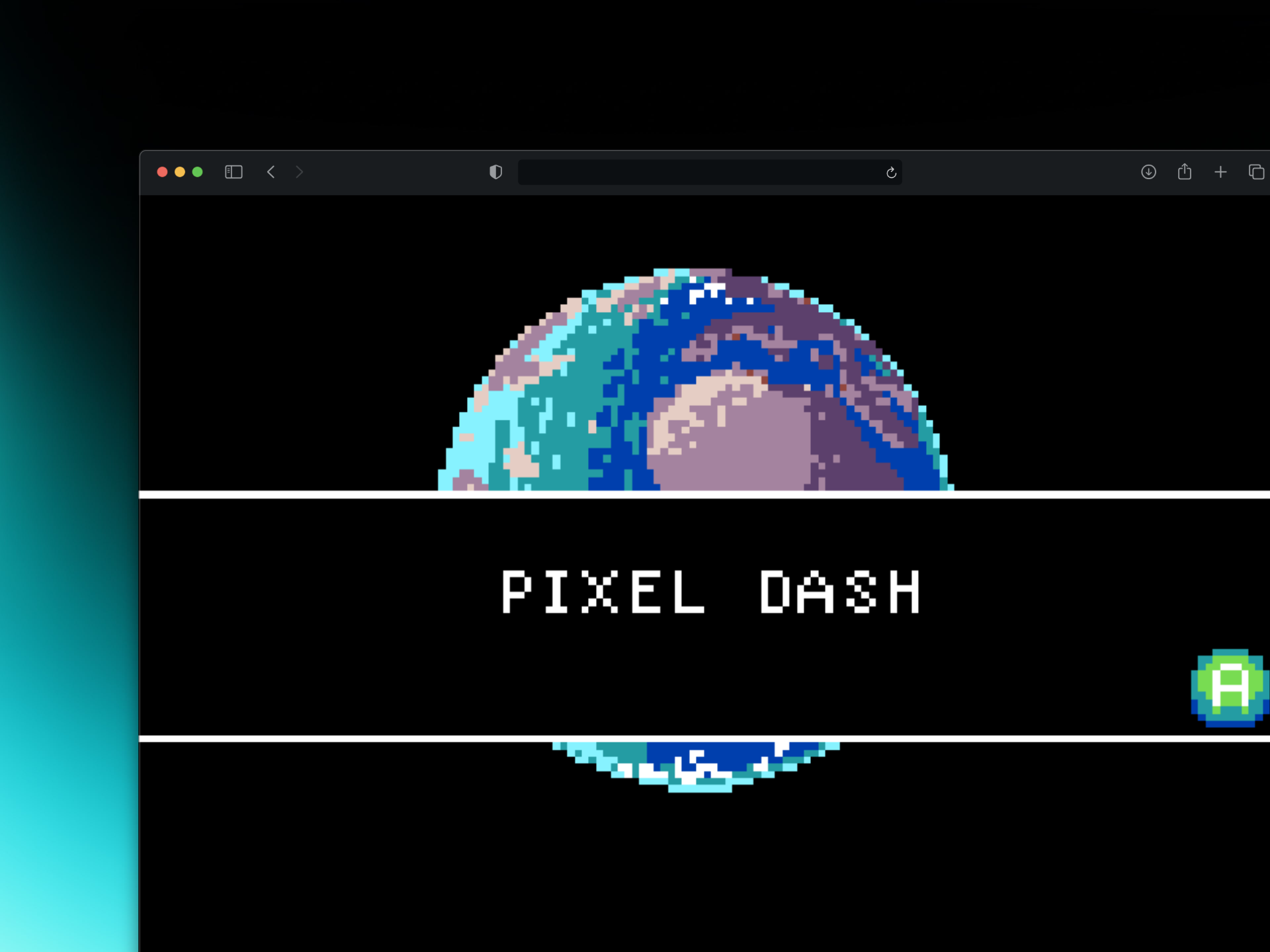 Captura de pantalla del proyecto Pixel Dash